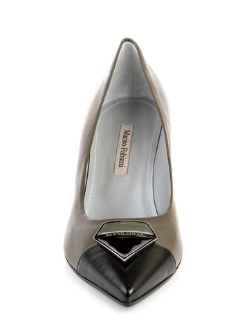 8737 Marino Fabiani Shoes / Green - Black